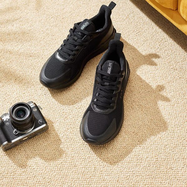 361° sports shoes men's leather mesh comfortable breathable classic simple versatile casual shoes 672516718-6