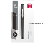 Deli neutral pen signature pen 1.0mm bullet office fountain pen thick line fountain pen black 12 pieces/box S107 - Image 3