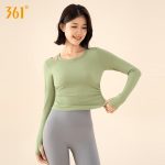 361° Yoga Clothes Women's Tops 2024 New Long Sleeve Fitness Clothes Autumn and Winter High-end Pilates Sports Tops Women - Image 8