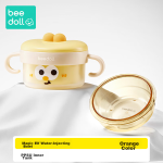 beedoll baby food bowl baby special water filling insulation bowl constant temperature children's tableware grinding suction cup bowl PPSU orange - Image 5