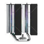 AOCT6FB/93 Black CPU Air Cooling Radiator Big Frost Tower (/Dual Tower 6 Heat Pipes/Nickel Plating Process/PWM Temperature Control/Hydraulic Silent/Support Multi-Platform/TDP230W) - Image 6