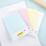 Deil 12 books 480 pages horizontal line sticky notes color notes / sticky notes / self-adhesive message pad (102*152mm) office supplies 21527 - Image 6