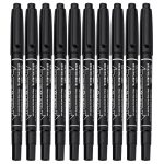 Mule gel pen high value press water pen st pen head quick-drying blush series vibration-stop signature brush pen black 0.5 exam essential stationery student special 4 pieces M8925 - Image 7