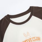 361° short-sleeved women's spring and summer round neck cute pet sports leisure loose breathable top T-shirt 662519112-3 - Image 8