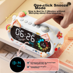 Cat Prince Cat Prince Children's Alarm Clock Visual Timer Time Manager Children's Learning Alarm Clock Student Special Get-up Artifact Timer Countdown Reminder - Image 6