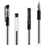 Snow White PVN-159 black 0.28mm straight liquid ballpoint pen quick-drying neutral pen full needle tube signature pen water pen handbook pen black 12 pieces/box - Image 5