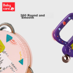 Babycare baby tambourine Orff rattle 0-1 year old toy tambourine + rattle + maracas [three-piece set] - Image 2