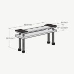 Brateck North Arc Monitor Accessories Monitor Stand Computer Accessories Desktop Adapter APE10 (MP0307-01) - Image 4