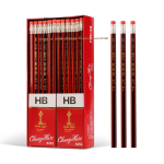 Deli large double-headed thick logistics express marker pen 1.5mm/5.7mm office signature student stationery teaching conference pen marker pen 10 pieces/box red S555 - Image 2