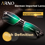 ARNO FOCUS ON YOUR EYES reading glasses men's anti-blue light German imports intelligent zoom dual-purpose elderly reading glasses A1001 150 degrees