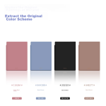 Deli 3 A5/80 sheets office notebook notepad draft book wireless binding book student supplies mixed color 23211 - Image 4