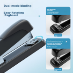 Deli 10 A4 transparent pull rod clip drawer clip folder data folder student exam prenatal examination report data storage 5 colors 33321 - Image 3