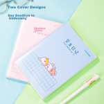 Qi Xin (COMIX) 10 a4 Velcro file box 55mm file box plastic data box voucher file storage box office supplies accounting supplies blue EA1002-10 - Image 7