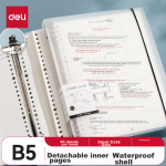 Deli 2 B5/60 sheets of kraft paper notebook book coil book spiral book notepad postgraduate entrance examination record wrong question book record book study supplies exercise book LB560-02 - Image 2
