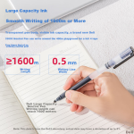 Deli Jiyue yellow fluorescent pen is not easy to smudge, exam review, highlighting, student marker, handbook drawing, 10 pieces S600Pro graduation gift - Image 3