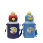 Angelamiao children's thermos cup with straw children's water cup 316 stainless steel male and female students cute thermos pot 500ML - Image 8
