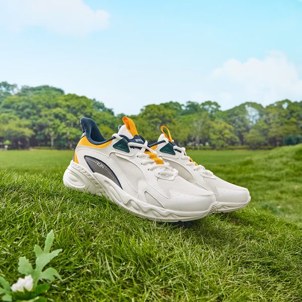 361° sports shoes men's leather mesh comfortable breathable classic simple versatile casual shoes 672516718-5