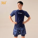 361° Men's Swimsuit Swim Trunks Set 2-piece Swimsuit Top Full Body Men Professional Boxer Quick-drying Swimming Equipment - Image 2