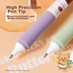 Deli student notebook wireless binding 40 sheets of paper butter bear exercise book diary A5 notepad cute book HY201 - Image 5