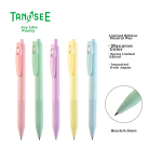 NUSIGN neutral pen German creative design rotating core black signature pen frosted feel ink 0.5mm bullet lagoon blue single NS552 - Image 3