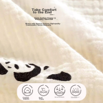 9i9 confinement clothes summer pure cotton pregnant women postpartum nursing clothes feeding cardigan pajamas home clothes suit panda XLA14 - Image 2