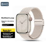 BHO suitable for apple watch strap apple watch s10/ultra2/s9/se braided loop strap iwatch s8/7/6/5/4 nylon magnetic buckle watch strap