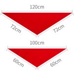 UHOO Red scarf for primary school students, national standard, 1 meter polyester, JD.com self-operated, 10 pieces + 1 piece free, red scarf wholesale, student supplies 0253 - Image 6