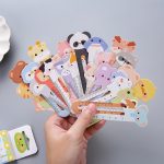 Yuhe cartoon ruler bookmark clip paper with scale 30 pieces cute animal student reward creative gift 4241 - Image 2