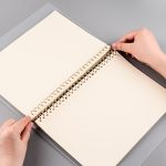 [Lowest price on the entire network] ujia loose-leaf notebook stationery business office notepad thickened detachable leather meeting record book high-value diary customizable black - Image 8