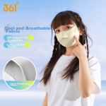 361° children's sun protection mask sunshade ice silk mask mask summer cartoon outdoor anti-ultraviolet three-dimensional breathable mask - Image 5