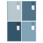 M&G stationery B5/64 sheets of plastic cover notebook notebook high-value error book middle school student postgraduate entrance examination diary indigo dyed 4 books APYSL59Q - Image 8