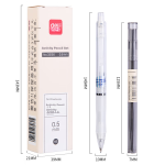 Deli office 1.0mm neutral pen signature pen fountain pen office supplies bullet head black 12 pieces - Image 6