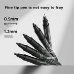 Deli 0.7mm click 60 ballpoint pens medium oil pen blue ballpoint pen office supplies - Image 4