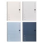 Deli 25K/180 sheets business notepad notebook leather cover office meeting diary blue 22298 - Image 3