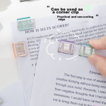 [Super hot item] Deli loose-leaf binding buckle color plastic loose-leaf ring book ring photo album loose-leaf ring card ring key opening ring loose-leaf book buckle 15mm 50 pieces mixed TA864 - Image 7