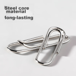[Super hot item] Push-pull folder transparent refillable small clip stationery student multi-functional folder push clip test paper clip book clip storage artifact office supplies file folder - Image 2