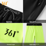 361° swimming trunks men's five-point boxer double-layer anti-embarrassment professional training large size loose quick-drying hot spring swimming trunks - Image 7