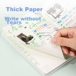 Deli A4/60 sheets horizontal loose-leaf refill student thickened detachable notebook loose-leaf paper notepad inner core NA460-1 - Image 9