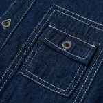 ASK JUNIOR Boys Jacket 2025 Spring Medium and Large Children's Denim Jacket Children's Contrast Color Jacket Trendy Blue 160 - Image 5