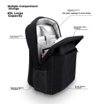 BUBM laptop bag backpack business travel backpack 16 inches suitable for Lenovo Asus Dell - Image 2