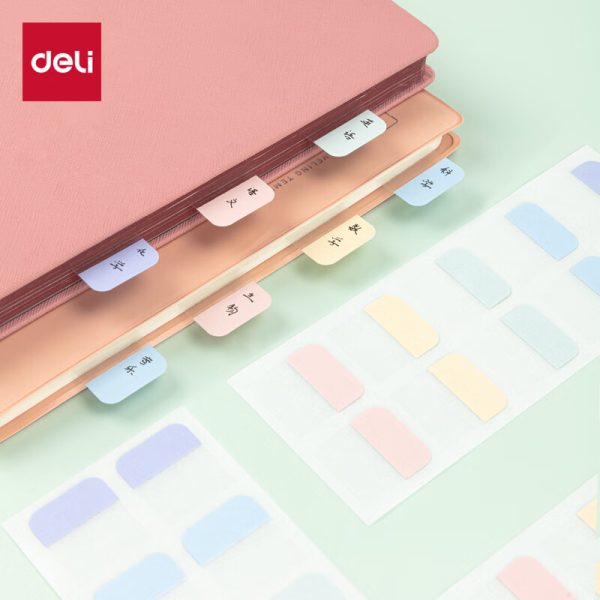 Deli 400 sticky notes bricks exam review key classification sticky notes postgraduate entrance examination 90*90mm white 21514