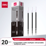 BAOKE PC1828A Large Capacity Gel Pen 0.5mm Daily Writing Office Signature Pen Water Pen Red 12pcs/Box