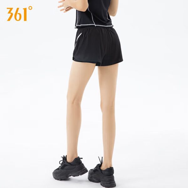 361° short-sleeved women's t-shirt spring and summer badminton clothing light breathable sports leisure fitness 662527101-1