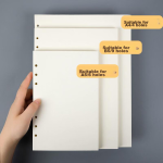 Langjie business notebook book sheepskin surface a5 buckle notepad 240 pages thick book notebook stationery diary office meeting record book can be customized with logo - Image 3