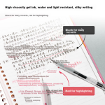 [Essential for school] Ujia error book for junior high school and high school students, special mathematics and English, full set of correction books for postgraduate entrance examinations, elementary school Ebbinghaus memory notebook, thick black - Image 6