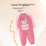9i9 baby overalls all-in-one crawling toddler crawling clothes anti-dirty baby water-proof protective clothing A169 - Image 3