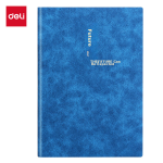 Deli leather notebook notepad meeting record book sheepskin thickened A5/120 sheets single BP103 blue (to be expected in the future) - Image 9