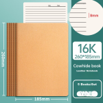 [Low price on the whole network] Faramon Faramon A5 notebook book simple thick notepad business meeting record book office stationery diary A5-black - Image 2