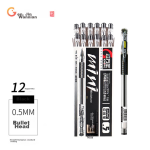 Dianshi Press Pen Elementary School Students Third Grade Writing Writing Special Learning Children's Pen DS-784 Small Cabin Fine Tip [Blue Rod-Magic Liquid Erasable Blue] 1 Pen 5 Ink Sacs - Image 2