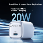 ANKER Anker Freezing Point Fast Charge 20W Apple Charger Gallium Nitride PD Applicable to iPhone16promax15 Huawei Xiaomi Mobile Phone Charging Head Data Cable Set White - Image 3